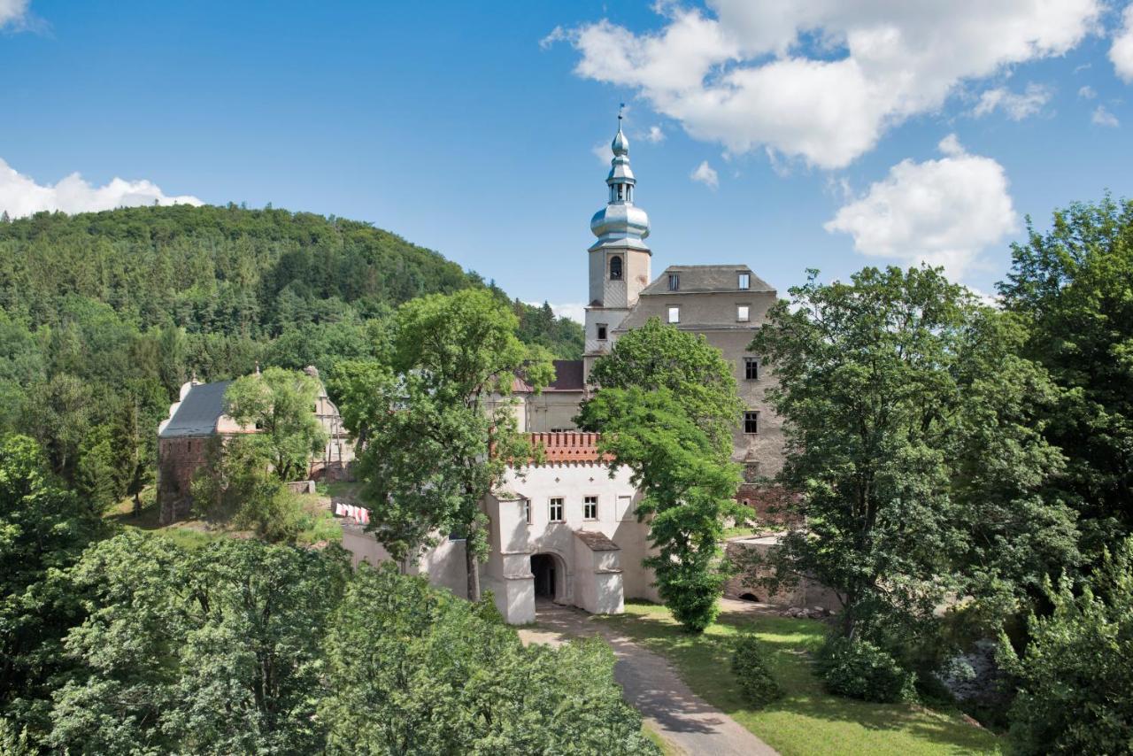 Zamek Sarny - Schloss Scharfeneck Kłodzko Buitenkant foto